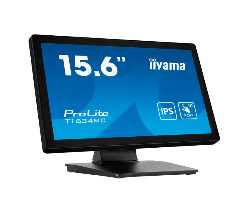 Monitor cu ecran tactil POS IP65, FHD, IPS, FHD, IP65, 15,6" iiyama T1634MC-B1S