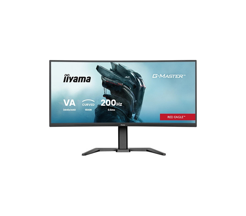 Monitor iiyama G-Master GCB3484WQSU-B2 de 34", curbat, UWQHD, VA, LED, 200 Hz, 0,4 ms, HDR, FreeSync Premium, 2 x HDMI, 1 x DP