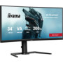 Monitor iiyama G-Master GCB3484WQSU-B2 de 34", curbat, UWQHD, VA, LED, 200 Hz, 0,4 ms, HDR, FreeSync Premium, 2 x HDMI, 1 x DP