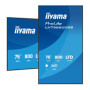 Digital Signage iiyama LH7566UHSB-B1AG 75" 4K UHD 800 cd/m² iiSignage², iiControl, iiShare, 24/7, WiFi, Android 14