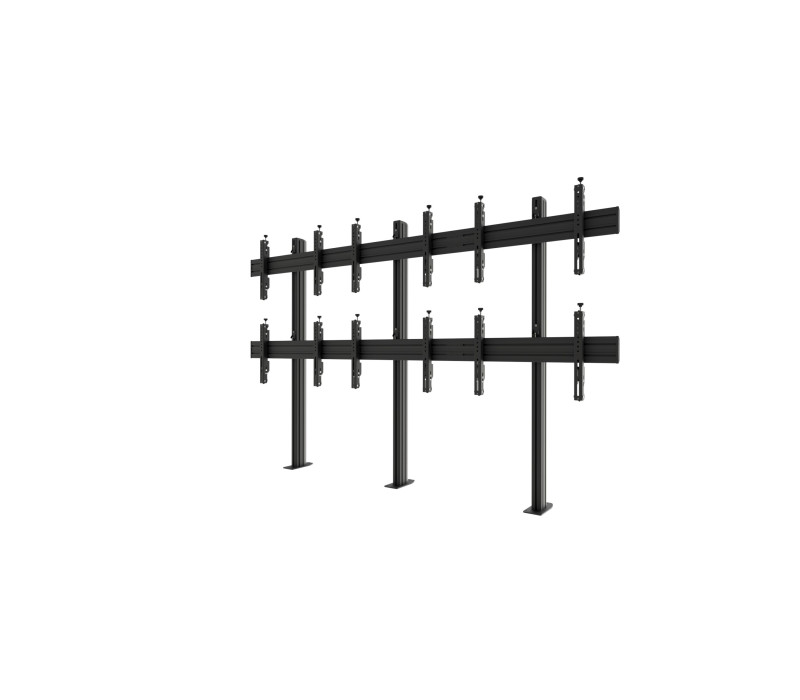 Edbak VWSA3257-L Structura perete video pentru montaj in pardoseala, modulara 3x2, 50-57", orizontala