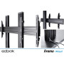 Edbak TRV300 Cărucior de videoconferință pentru două ecrane de 42-55".