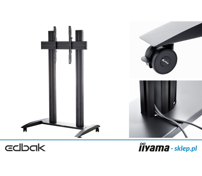 Edbak TRV200 Cărucior de videoconferință pentru ecran de 60-86".