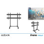 Edbak TRV400 Cărucior de videoconferință pentru ecrane de 100"-136".