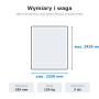 Edbak VWSA3357-L Structura perete video pentru montaj in pardoseala, modulara 3x3, 50-57", orizontala