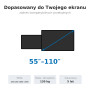 Edbak TR19 Cărucior cu ecran 60-110"
