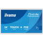 Monitor interactiv alb iiyama de 24" TW2424AS-W3P FHD, Android 14 cu GMS, WiFi, LAN, PoE, iiSignage², 24/7