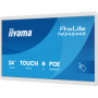 Monitor interactiv alb iiyama de 24" TW2424AS-W3P FHD, Android 14 cu GMS, WiFi, LAN, PoE, iiSignage², 24/7