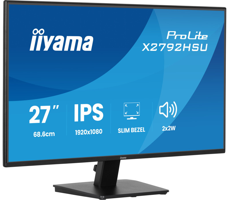 Monitor iiyama ProLite X2792HSU-B1 27" IPS LED 120Hz /HDMI, DP/ FlickerFree, EyeSafe, Eye Comfort
