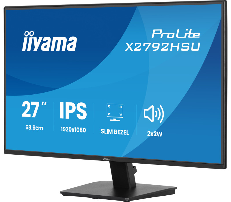 Monitor iiyama ProLite X2792HSU-B1 27" IPS LED 120Hz /HDMI, DP/ FlickerFree, EyeSafe, Eye Comfort