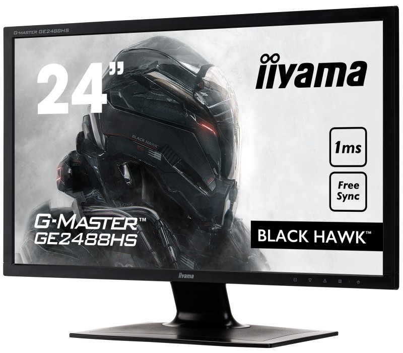 Monitor iiyama G-MASTER GE2488HS-B2 24" BLACK HAWK 24” 1ms FullHD Free Sync