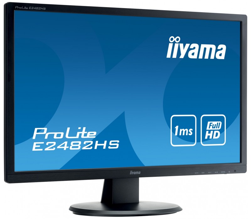 Monitor iiyama ProLite E2482HS-B1 HDMI,DVI,VGA,1ms,głośniki