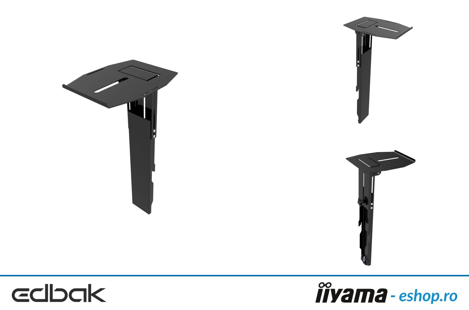 Edbak Uchwyt na kamerę do produktów TR1,TR2,TR3,TR5,TR51, STD01, STD17,STD17D, odpowiedni do ekranów w zakresie 37-50"kolor czarny