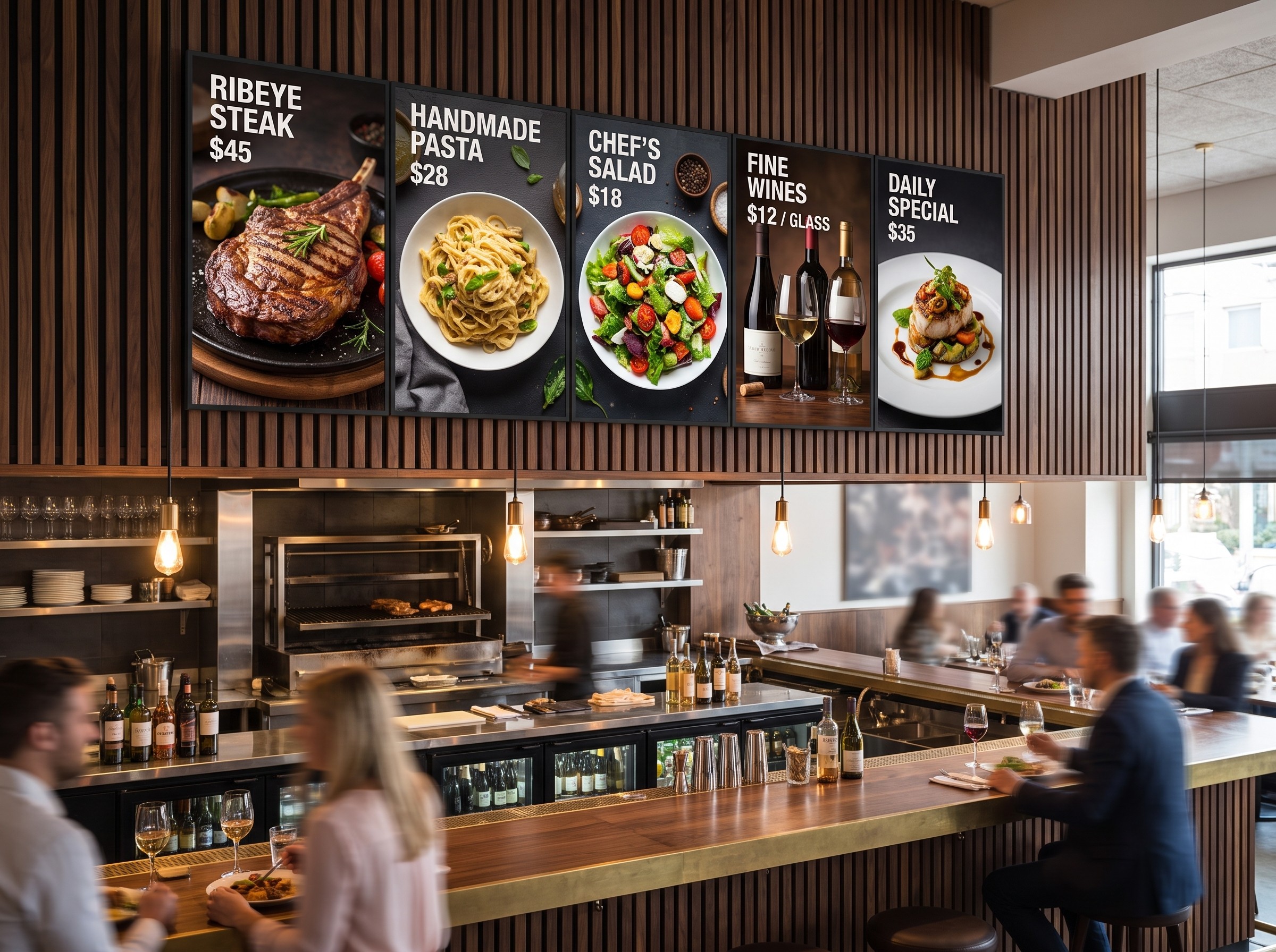Set Menu Board 5×55